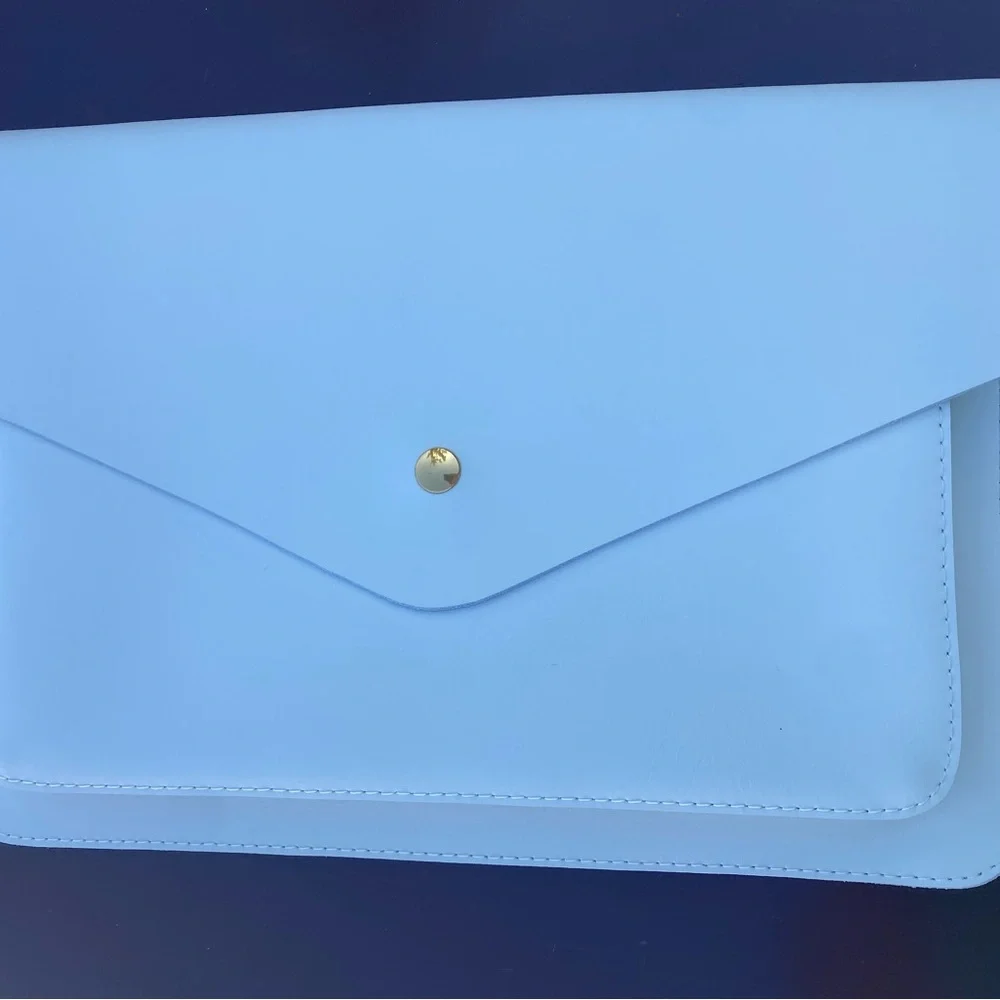 White Leather Tablet Case